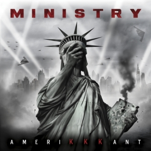 Ministry - Amerikkkant (Grey W/ Black & White Splatter Vinyl) i gruppen VINYL / Pop-Rock hos Bengans Skivbutik AB (5591457)