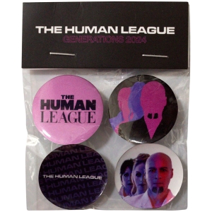 Human League - Generations Tour 24 Pin Badge Set i gruppen MERCHANDISE / Pin-Button Badge / Pop-Rock hos Bengans Skivbutik AB (5592254)