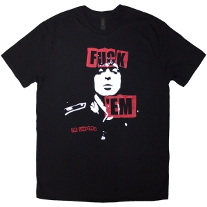 The Libertines - Fuck Em Slogan Uni Bl T-Shirt i gruppen MERCHANDISE / T-shirt / Pop-Rock hos Bengans Skivbutik AB (5592332r)