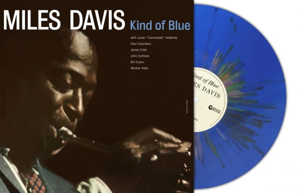 Davis Miles - Kind Of Blue (Blue Splatter Vinyl L i gruppen VINYL / Jazz hos Bengans Skivbutik AB (5592421)