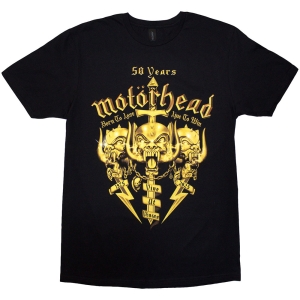 Motorhead - 50 Years Swords & Warpig Uni Bl T-Shirt i gruppen MERCHANDISE / T-shirt / Hårdrock hos Bengans Skivbutik AB (5593180r)