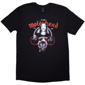 Motorhead - 50 Years Band Circles Uni Bl T-Shirt i gruppen MERCHANDISE / T-shirt / Hårdrock hos Bengans Skivbutik AB (5593183r)