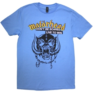 Motorhead - Live To Win Uni Blue T-Shirt i gruppen MERCHANDISE / T-shirt / Hårdrock hos Bengans Skivbutik AB (5593193r)