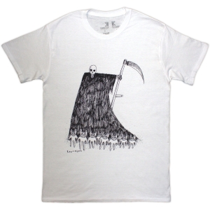 Radiohead - Radiohead Grim Reaper Uni Wht T-Shirt i gruppen ÖVRIGT / Övrigt / aub hos Bengans Skivbutik AB (5593202r)