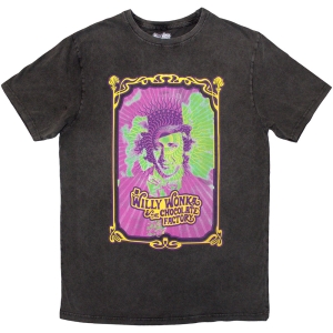 Willy Wonka Movie - Psych Poster Stone Wash Uni Char T-Shirt i gruppen MERCHANDISE / T-shirt / Film-Musikal hos Bengans Skivbutik AB (5593203r)