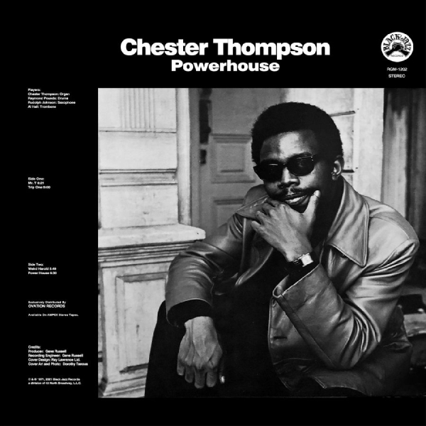 Thompson Chester - Powerhouse (Blue With Black Swirl V i gruppen VINYL / Toppsäljare hos Bengans Skivbutik AB (5593285)