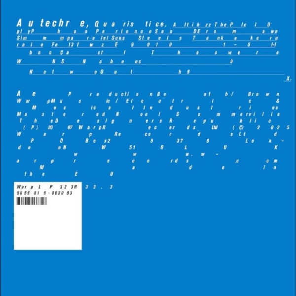 Autechre - Quaristice i gruppen VI TIPSAR / Fredagsreleaser / 2025-09-05 hos Bengans Skivbutik AB (5594281)