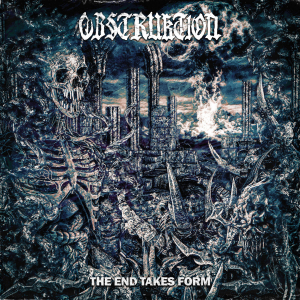 Obstruktion - The End Takes Form (Black/White Swirl Vinyl LP) i gruppen VINYL / Hårdrock hos Bengans Skivbutik AB (5594541)