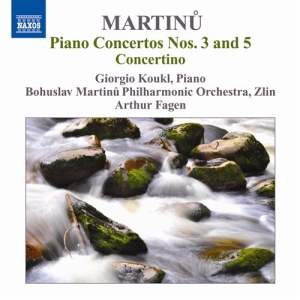 Martinu - Piano Concertos 3 & 5 i gruppen Externt_Lager / Naxoslager hos Bengans Skivbutik AB (559741)
