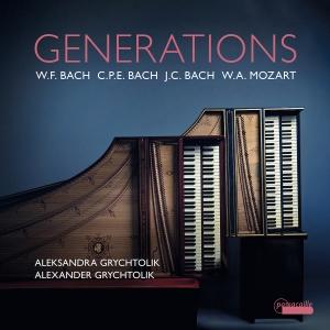 Aleksandra & Alexander Grychtolik - Generations - Works For Two Harpsic i gruppen VI TIPSAR / Fredagsreleaser / 2025-07-04 hos Bengans Skivbutik AB (5626627)