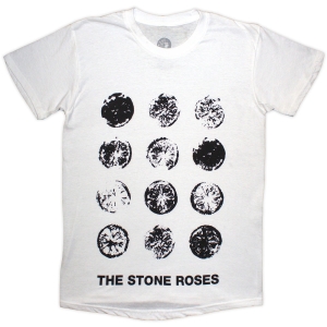 Stone Roses - Lemons Grid Uni Wht T-Shirt i gruppen MERCHANDISE / T-shirt / Pop-Rock hos Bengans Skivbutik AB (5626791r)