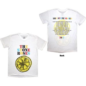 Stone Roses - Tour 2013 Uni Wht T-Shirt i gruppen MERCHANDISE / T-shirt / Pop-Rock hos Bengans Skivbutik AB (5626792r)