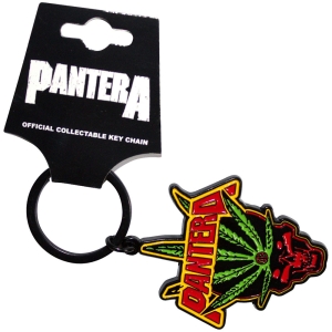 Pantera - Leaf Skull Keychain i gruppen MERCHANDISE / Nyckelring / Hårdrock hos Bengans Skivbutik AB (5628582)
