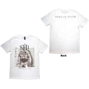 Behemoth - The Shit Ov God Sepia Parchment Uni Wht T-Shirt i gruppen MERCHANDISE / T-shirt / Hårdrock hos Bengans Skivbutik AB (5628723r)