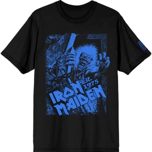 Iron Maiden - Est. 1975 No Prayer Grave Blue Uni Bl T-Shirt i gruppen MERCHANDISE / T-shirt / Hårdrock hos Bengans Skivbutik AB (5628734r)