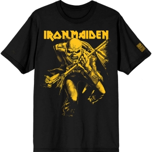 Iron Maiden - 50 Trooper Crop Yellow Uni Bl T-Shirt i gruppen MERCHANDISE / T-shirt / Hårdrock hos Bengans Skivbutik AB (5628737r)