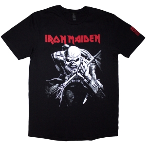 Iron Maiden - 50 Trooper Charge White Uni Bl T-Shirt i gruppen MERCHANDISE / T-shirt / Hårdrock hos Bengans Skivbutik AB (5628738r)