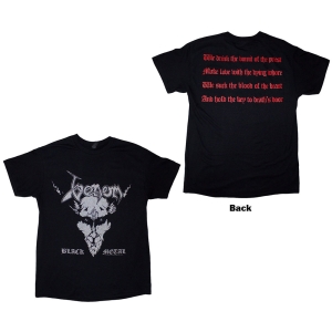 Venom - Black Metal Uni Bl T-Shirt i gruppen MERCHANDISE / T-shirt / Hårdrock hos Bengans Skivbutik AB (5628742r)