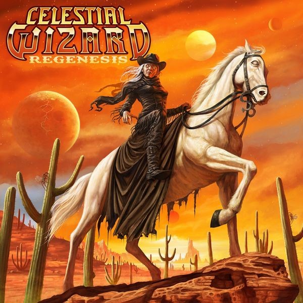 Celestial Wizard - Regenesis (Orange Marbled Vinyl LP) i gruppen VINYL / Hårdrock hos Bengans Skivbutik AB (5629129)