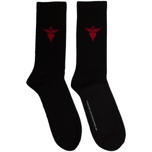 Bon Jovi - Dagger Heart Uni Bl Socks (Eu 40-45) i gruppen MERCHANDISE / Strumpor / Pop-Rock hos Bengans Skivbutik AB (5629359)