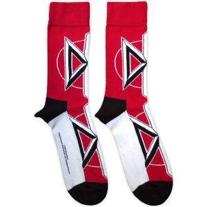 Dead Kennedys - Logo Uni Red Socks (Eu 40-45) i gruppen MERCHANDISE /  /  hos Bengans Skivbutik AB (5629364)