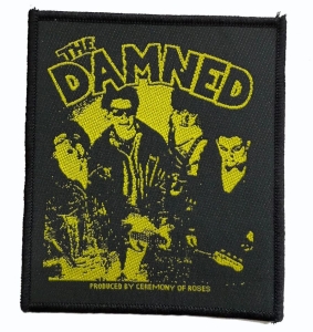 Damned The - Patch Young, Hot, Loud And Stiff (1 i gruppen MERCHANDISE / Tygmärke /  /  hos Bengans Skivbutik AB (5629491)
