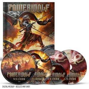 Powerwolf - Wildlive (Live At Olympiahalle) (2CD + DVD + Blu-ray + 48p Booklet) i gruppen MUSIK / CD+Blu-ray / Kommande / Hårdrock hos Bengans Skivbutik AB (5629939)