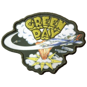 Green Day - Dookie Cut-Out Green Standard Patch i gruppen MERCHANDISE / Tygmärke / Punk hos Bengans Skivbutik AB (5630192)