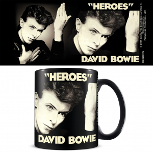 David Bowie  - Heroes Black Pod Mug  i gruppen MERCHANDISE / Mugg / Pop-Rock hos Bengans Skivbutik AB (5630229)