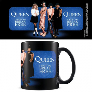 Queen - I Want To Break Free Black Pod Mug i gruppen MERCHANDISE / Mugg / Pop-Rock hos Bengans Skivbutik AB (5630231)