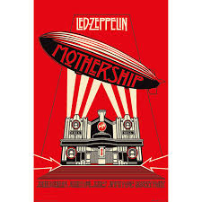 Led Zeppelin - Mothership Red  91,5 X 61 Cm i gruppen MERCHANDISE /  /  hos Bengans Skivbutik AB (5630243)