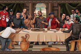 Various - The Last Supper Of Hip Hop  91,5 X 61 Cm i gruppen MERCHANDISE / Merch / Hip Hop-Rap hos Bengans Skivbutik AB (5630270)