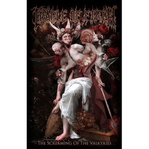 Cradle Of Filth - Screaming Of The Valkyries Textile Poster i gruppen MERCHANDISE / Merch / Hårdrock hos Bengans Skivbutik AB (5630415)