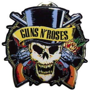 Guns N Roses - Top Hat Pin Badge i gruppen MERCHANDISE / Pin-Button Badge / Hårdrock hos Bengans Skivbutik AB (5630516)