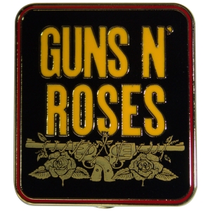 Guns N Roses - Stacked Black Pin Badge i gruppen MERCHANDISE / Pin-Button Badge / Hårdrock hos Bengans Skivbutik AB (5630517)