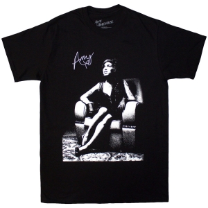 Amy Winehouse - Chair Uni Bl T-Shirt i gruppen MERCHANDISE / T-shirt / RnB-Soul hos Bengans Skivbutik AB (5630523r)