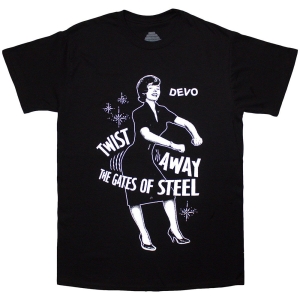 Devo - Twist Away Uni Bl T-Shirt i gruppen MERCHANDISE / T-shirt / Pop-Rock hos Bengans Skivbutik AB (5630525r)