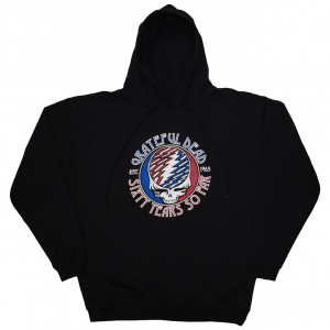 Grateful Dead - Stealie 60 Uni Bl Hoodie i gruppen MERCHANDISE / Hoodies / Pop-Rock hos Bengans Skivbutik AB (5630526r)