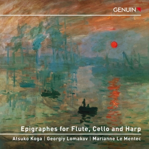 Atsuko Koga Georgiy Lomakov Maria - Epigraphes For Flute, Cello And Har i gruppen VI TIPSAR / Fredagsreleaser / 2025-08-15 hos Bengans Skivbutik AB (5630830)