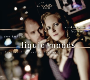 Duo Impuls - Liquid Moods: Works For Piano Four- i gruppen CD / Klassiskt hos Bengans Skivbutik AB (5632403)