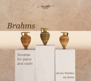James Maddox & Ida Bieler - Brahms: Sonatas For Piano & Violin i gruppen CD / Klassiskt hos Bengans Skivbutik AB (5632413)
