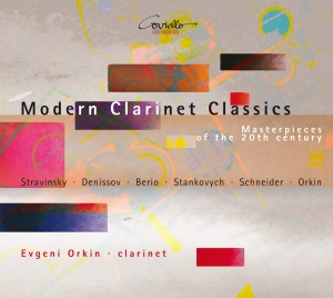 Orkin Evgeni - Modern Clarinet Classics: Masterpie i gruppen CD / Klassiskt hos Bengans Skivbutik AB (5632546)