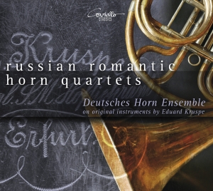 Deutsches Horn Ensemble - Romantic Russian Horn Quartets i gruppen CD / Klassiskt hos Bengans Skivbutik AB (5632764)