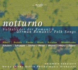 Ensemble Vokalzeit - Notturno: German Romantic Folk Song i gruppen CD / Klassiskt hos Bengans Skivbutik AB (5632770)