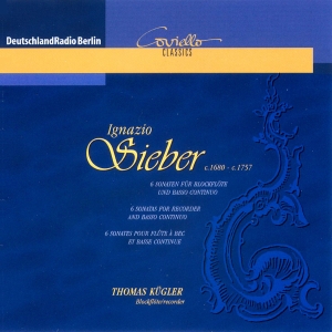 Sieber Ignazio - Six Sonatas For Recorder & B.C. i gruppen CD / Klassiskt hos Bengans Skivbutik AB (5632786)
