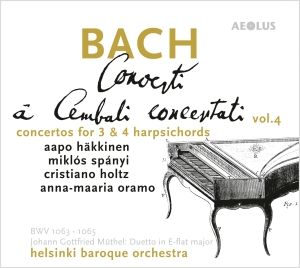 Bach J S - Concertos For 3 & 4 Harpsichords, V i gruppen MUSIK / SACD / Klassiskt hos Bengans Skivbutik AB (5632913)