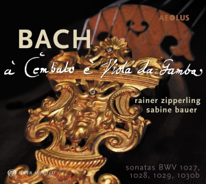 Bach J S - Sonatas For Viol & Harpsichord Bwv i gruppen MUSIK / SACD / Klassiskt hos Bengans Skivbutik AB (5632934)