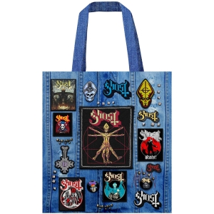 Ghost - Popestar (Multicolour, Battle, Totebag) i gruppen MERCHANDISE / Merch / Hårdrock hos Bengans Skivbutik AB (5633037)