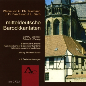 Telemann/Fasch/Bach J.L. - German Baroque Cantatas Vol. 1 i gruppen CD / Klassiskt hos Bengans Skivbutik AB (5633059)