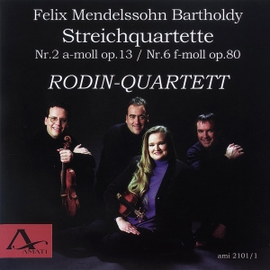 Felix Mendelssohn - String Quartets Nos. 2 & 6 i gruppen CD / Klassiskt hos Bengans Skivbutik AB (5633065)